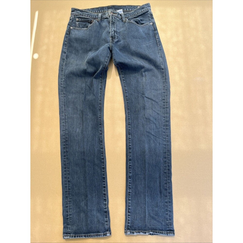 Levi's Premium Strummer Jeans 34x34 Black Capital E Slim Straight Y2K Vintage